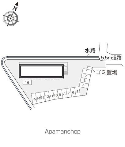 レオパレスピーチ 107 ｜ 山梨県中巨摩郡昭和町西条2137-2（賃貸アパート1K・1階・23.18㎡） その12