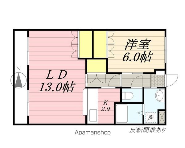 清瀬市上清戸のマンションの間取り