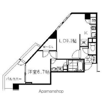東京都練馬区豊玉北４丁目[1LDK/47.06m2]の間取図