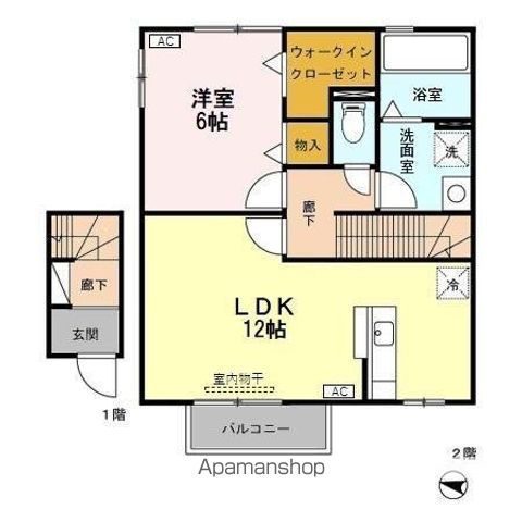 パルトネールの間取り写真