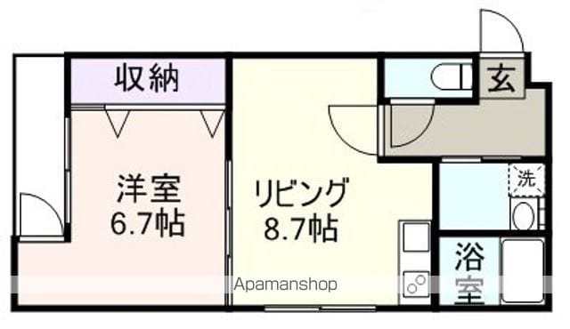 和歌山市黒田のアパートの間取り