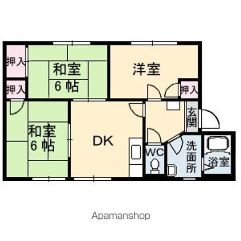 フレグランスKM E棟の間取り写真
