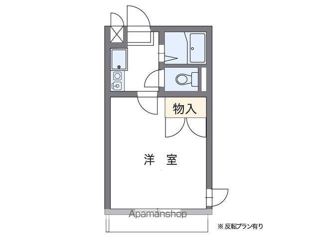 レオパレス上平間ACTの間取り写真