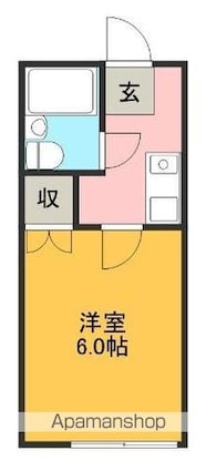 サンシャインプラザ[1K/18.21m2]の間取図