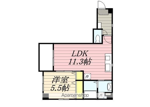 千葉市中央区今井のマンションの間取り