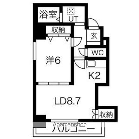 ヒルズ新栄の間取り写真