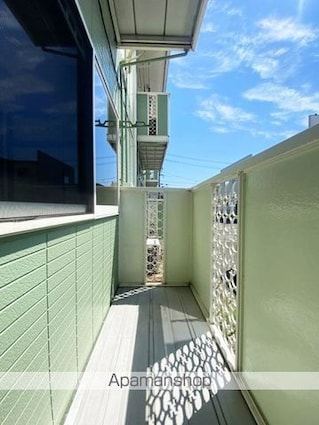 岡山県倉敷市中庄[2DK/42.23m2]のバルコニー