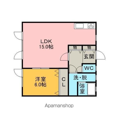 セジュール弐番館の間取り写真