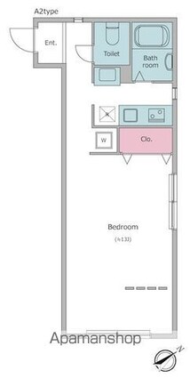 レジディア駒沢大学[1LDK/33.3m2]の間取図