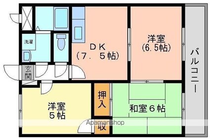リミエール藤本Ⅱ[3DK/55.57m2]の間取図