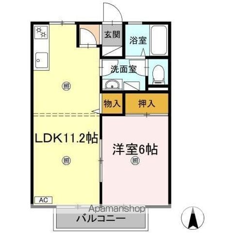 太田田園ハイツ D棟の間取り写真