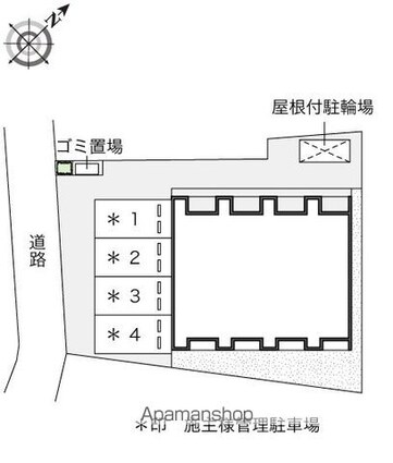 レオネクストＨＯＮＭＡＣＨＩ[1K/27.06m2]の配置図