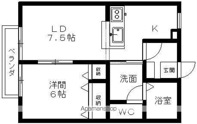 パールヒルズＵ・Ｋの間取り