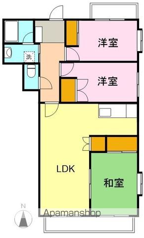 Kボヌールの間取り写真