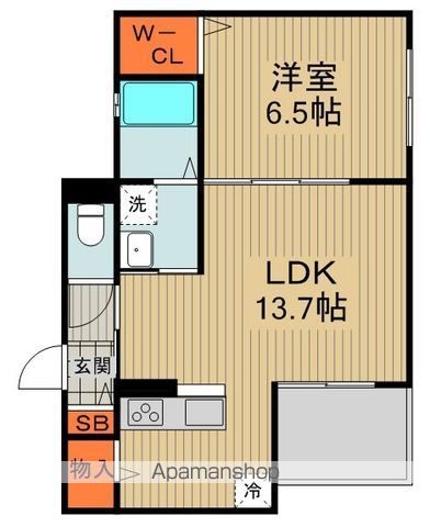 クレシアの間取り写真