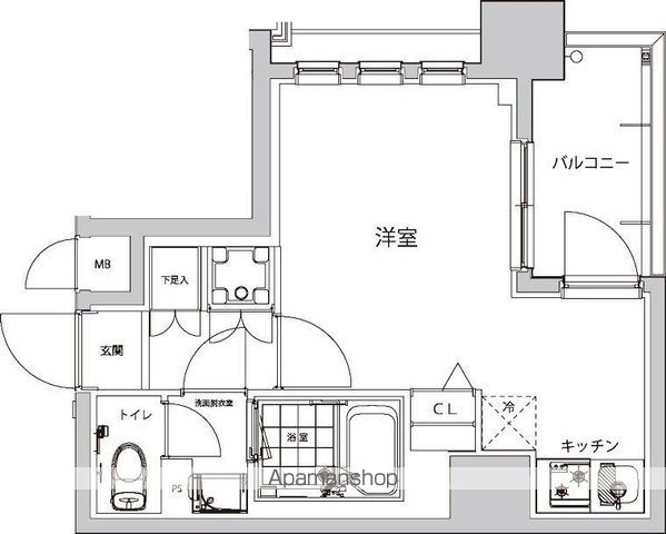 【ハーモニーレジデンス早稲田夏目坂の間取り】