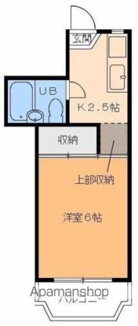 住田マンション[1K/18.63m2]の間取図