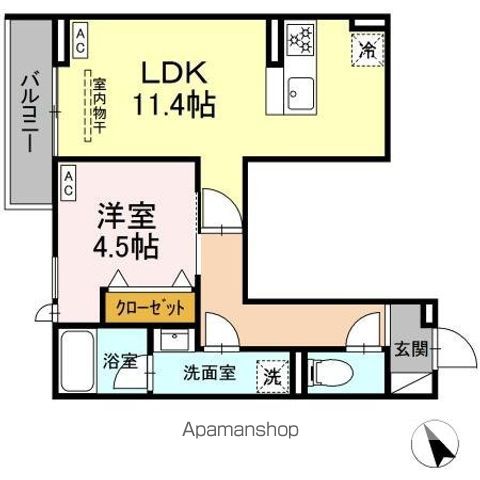 セレスティア桜上水の間取り写真