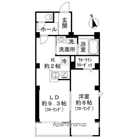 シェルクレール　松庵の間取り