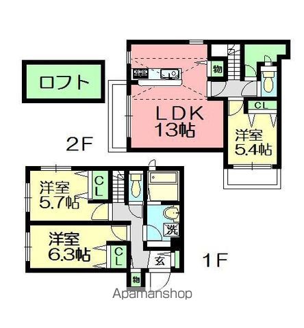 WIN−WIN HOUSEの間取り写真