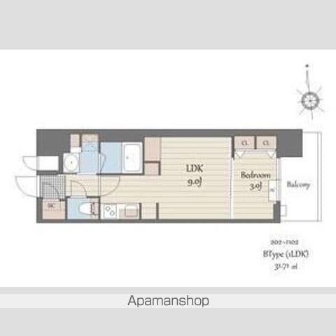 SーRESIDENCE天満橋ARの間取り写真