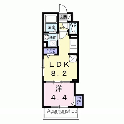 エイチ・エス駒込[1LDK/31.03m2]の間取図
