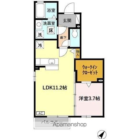 アグリーブル Cの間取り写真