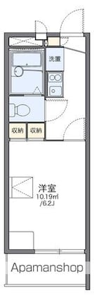 レオパレスＡｄｍｉｒａｔｉｏｎＮＥＸＴ[1K/19.87m2]の間取図