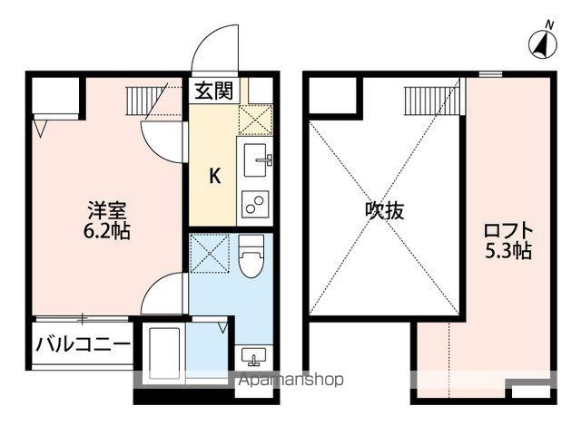 【フロルクオーレの間取り】