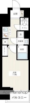 ＨＹ’ｓ三ノ輪[1K/25.84m2]の間取図
