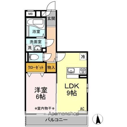 Ｌｉｅｎ[1LDK/40.35m2]の間取図