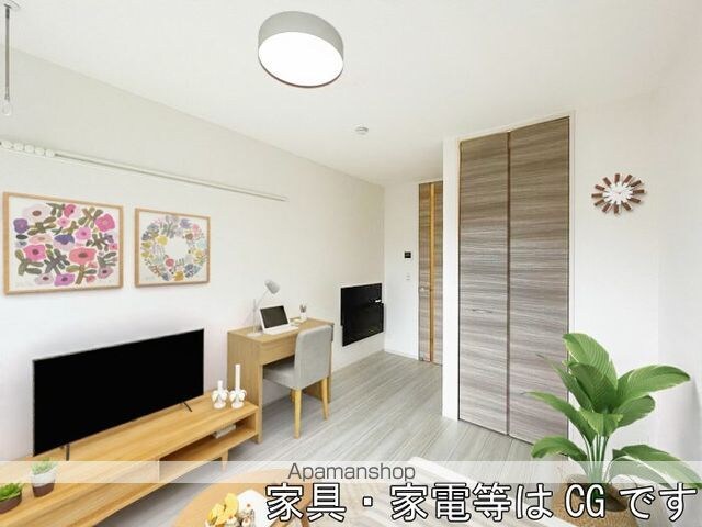 リビングヴィレッジ新柴又[1K/22.52m2]のリビング・居間1