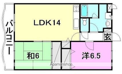 アイビー館[2LDK/60.48m2]の間取図
