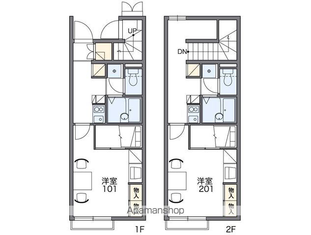 【レオパレスＫ　ハウスⅡの間取り】