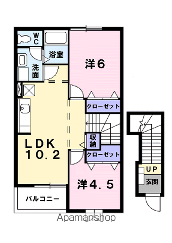 アンフィニIの間取り写真