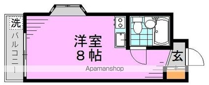 メゾン・ド・スバル[1R/18.7m2]の間取図