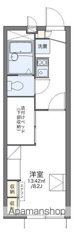 レオパレス小倉の間取り写真