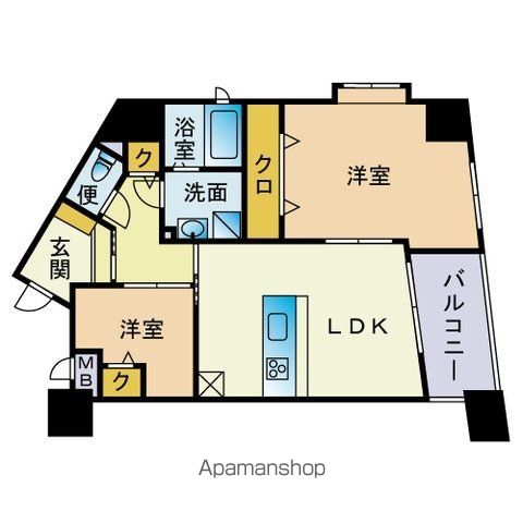 ギャラクシー南福岡の間取り写真