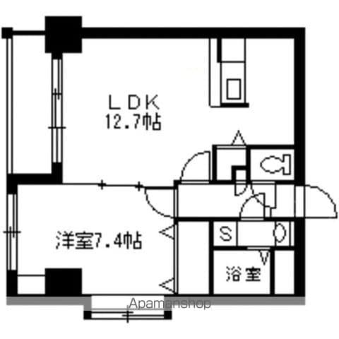 ブルーアイズ中央の間取り写真