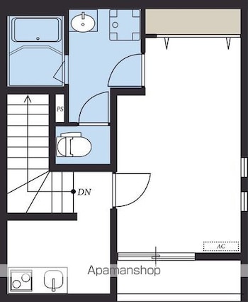 リブリ・ｋｉｔａｋａｓａｉ[1K/28.25m2]の間取図