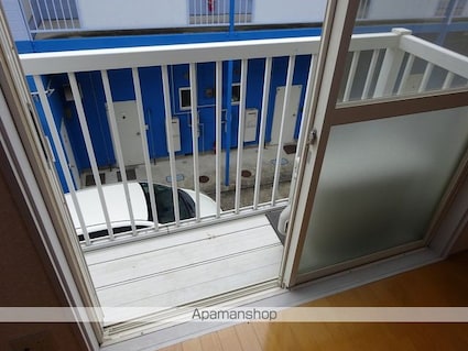 プリンスコート苦竹Ａ[1K/22m2]のバルコニー