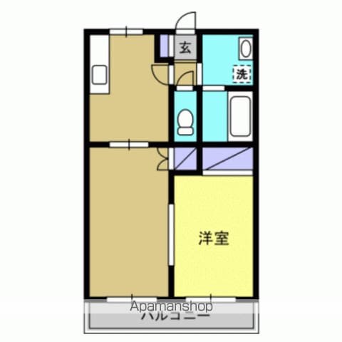 若葉ハイツの間取り写真