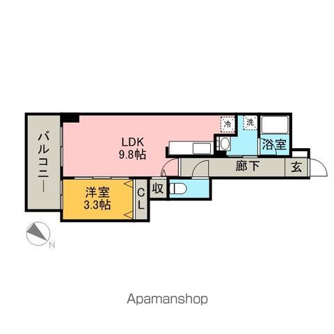 リバーフェイス博多の間取り