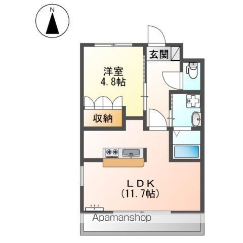 レスポワールの間取り写真