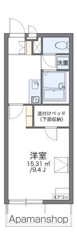 レオパレスバンリュ 208 ｜ 千葉県船橋市松が丘２丁目25-15（賃貸マンション1K・2階・26.08㎡） その2