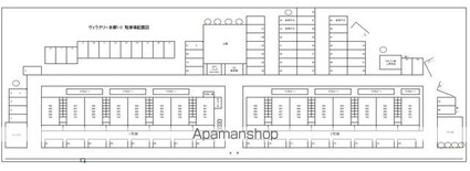 ヴィラナリー本郷１[2DK/38.46m2]の配置図