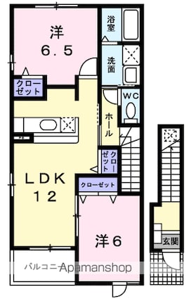 アルモニー[2LDK/58.86m2]の間取図