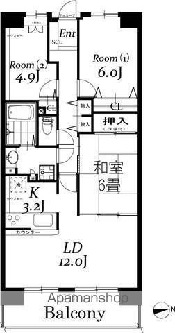 白井ロジュマンの間取り