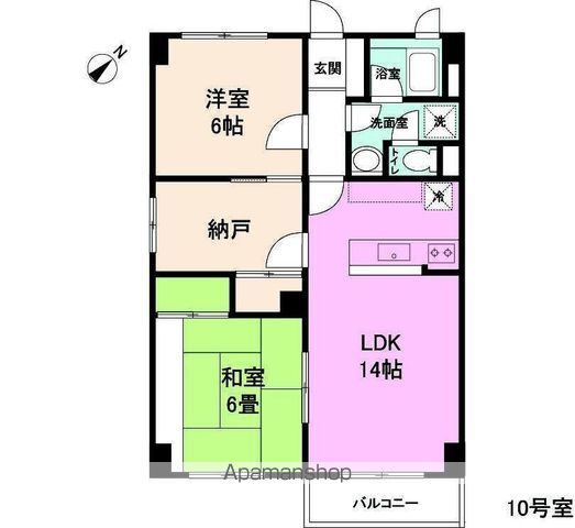 ダイアナ南幌ヒルズ壱番館の間取り写真