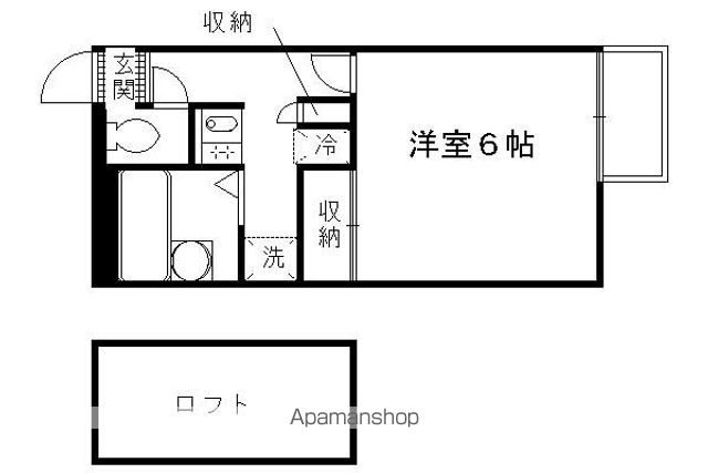 レオパレスヒルサイドテラスの間取り写真